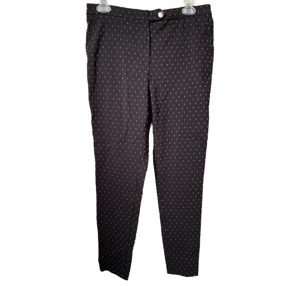 PRIMARK Black Ditzy Print Elastic Back Ankle Pant
